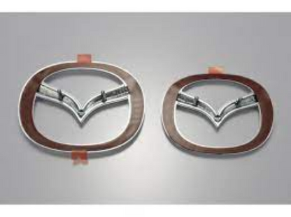 Genuine MAZDA OEM RX-7 FD3S Front & Rear Badge Emblem Set