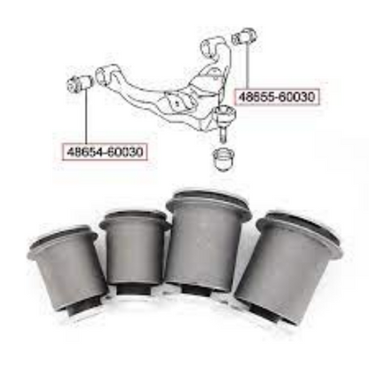 Genuine Toyota OEM 4runner FJ GX470 Lower Control Arm Bushing Set of 4 JDM