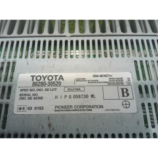 Genuine Lexus Radio Amplifier Pioneer 2007-09 GS350 GS300 86280-30520 OEM Japan