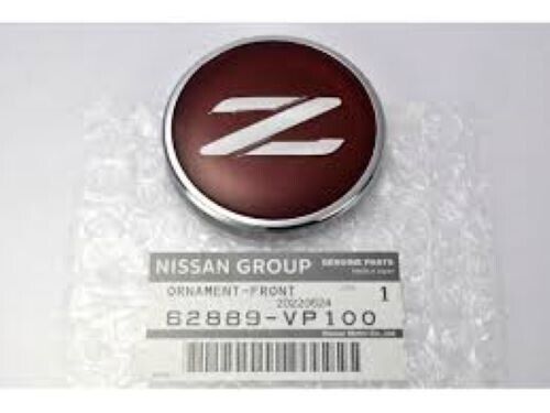 Nissan Fairlady Z Z32 62889-VP100 Front Z Emblem Red Badge F/S 90-00 300ZX