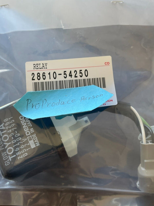 Genuine Toyota RELAY ASSY, GLOW PLUG 28610-54250 LAND CRUISER FJ,FZJ,HDJ,HJ OEM