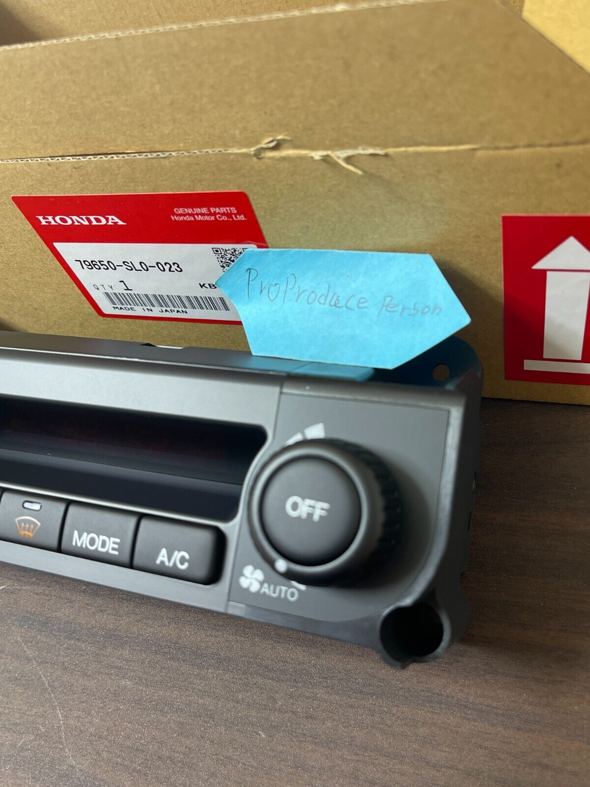 Honda Auto AC Control Switch Display Unit Acura NSX NA1 NA2 79650-SL0-023 New