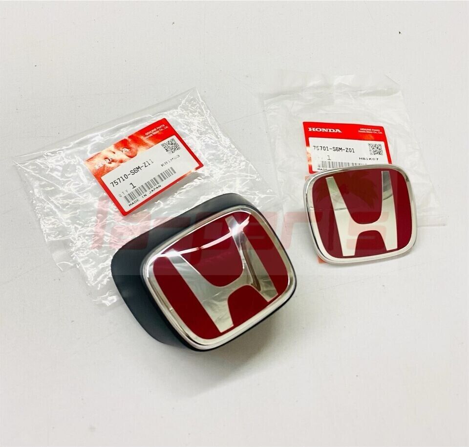 Honda Genuine Integra 05-06 Acura DC5 Type-R RSX F&R Set Emblem Japan New