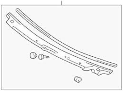 Genuine Mazda OEM 89-98 MX-5 Miata LHD Wiper Cowl Top Ventilator NA01-50-790E