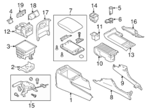 Genuine Subaru 98-17 Heater Seat Switch Subaru BRZ Impreza Forester 83075FA011