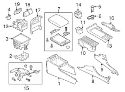 Genuine Subaru 98-17 Heater Seat Switch Subaru BRZ Impreza Forester 83075FA011