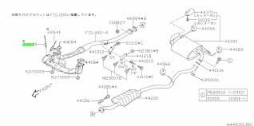 Subaru OEM Forester Impreza Legacy 1.5 2.0L Downstream Oxygen Sensor 22690AA891