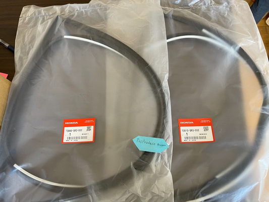 Genuine HONDA Rear Quarter Glass Window Molding Seal CIVIC EG4 EG6 RH & LH ST