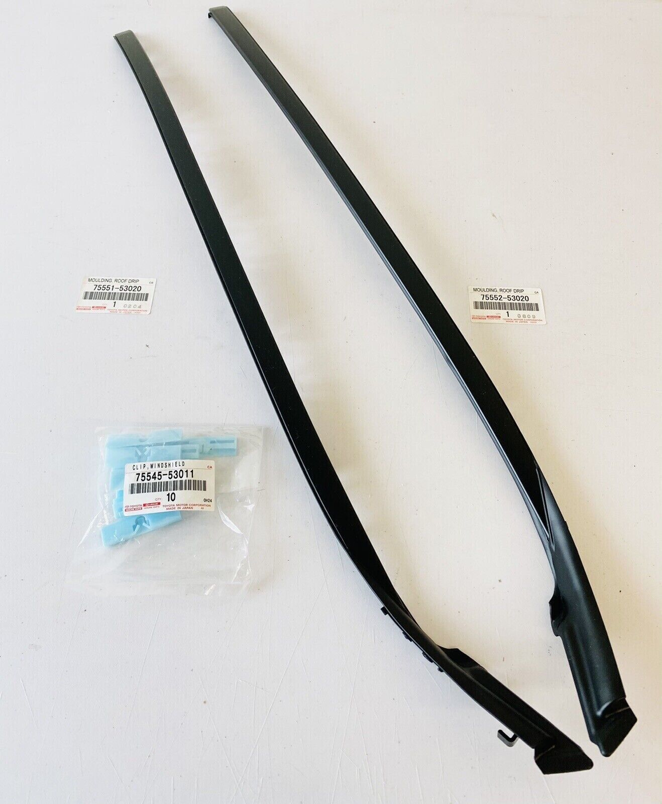 GENUINE TOYOTA LEFT RIGHT WINDSHIELD MOULDING CLIPS LEXUS 06-13 IS250 IS350 OEM