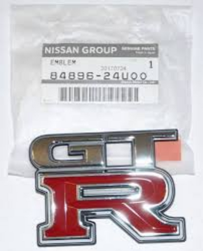GENUINE Nissan OEM GTR Emblem from R33 Skyline GTR Trunk Badge 84896-24U00