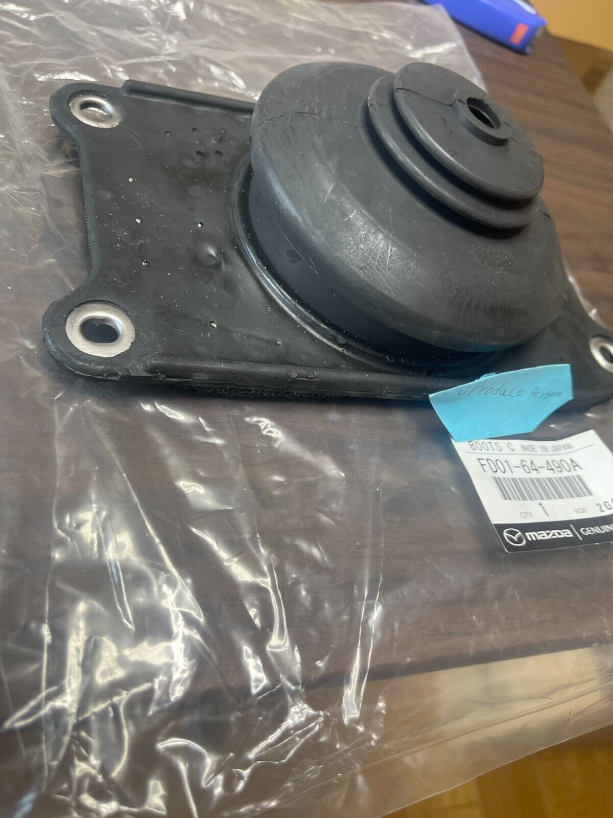 Mazda RX-7 Middle Shifter Dust Boot 1993-2002 FD01-64-490A Genuine OEM