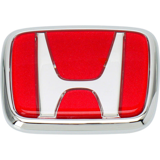 GENUINE HONDA EMBLEM RED BADGE FRONT 96-00 CIVIC EK9 TYPE R 75700-S03-Z00