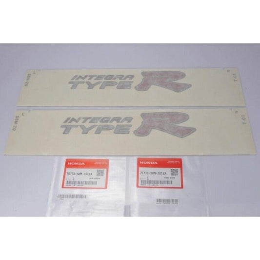GENUINE HONDA Acura RSX Integra DC5 Type R REAR Side Decal Sticker SET Emblem