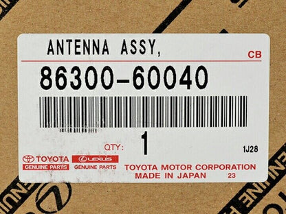 Genuine Toyota OEM Land Cruiser FJ80 FZJ80 1991-1997 Antenna Assy  86300-60040