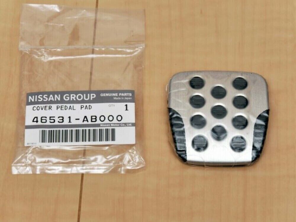 Genuine Nissan 2000-2014 Altima Maxima 350Z Aluminum Brake or Clutch Pedal Pad