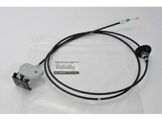 Genuine Mazda OEM 1993-1995 RX-7 Bonnet Hood Release Cable FD01-56-720C