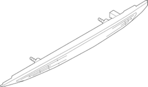 Mazda OEM 5 Third Brake Light 3rd LED Liftgate High Mount Lamp 06 to 10 #5991