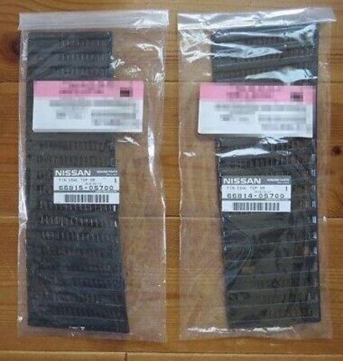 Nissan OEM Hardbody Navara D21 Pickup Pathfinder 86-97 L&R Hood Cowl Top Grille