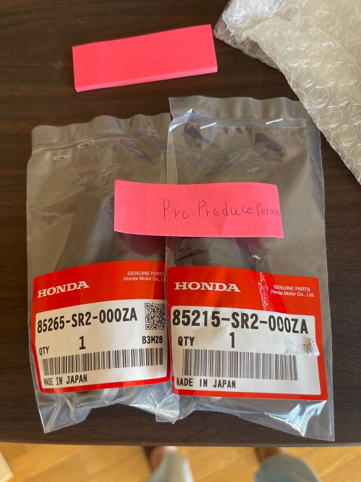 Honda Genuine Del-Sol Targa Top Roof Lock Handle 93-97 85215 85265-SR2-000ZA OEM