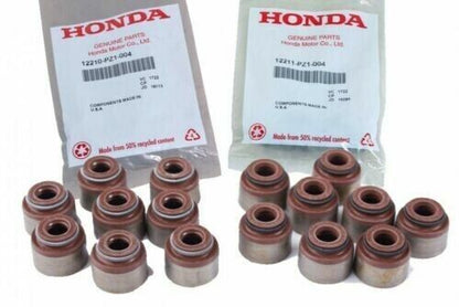 GENUINE HONDA OEM ACURA VALVE STEM SEAL SET 16 PIECES B16 B17 B18 D16 H22 K20