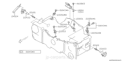 SUBARU Impreza WRX STI 22056AA091 Sensor Camshaft Position MT205 2.0L Turbo