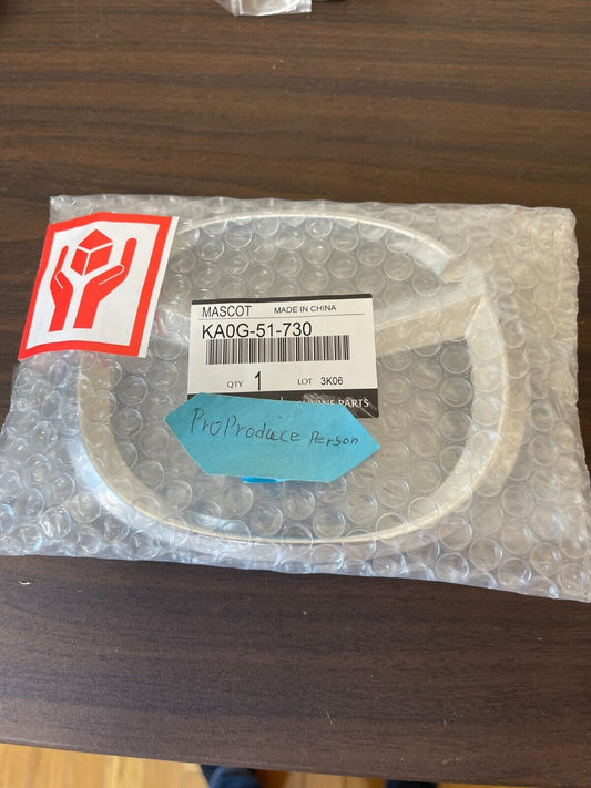 Genuine MAZDA OEM 16-19 CX-5 CX-9 CHROME FRONT GRILLE EMBLEM 2016 2017 2018 2019