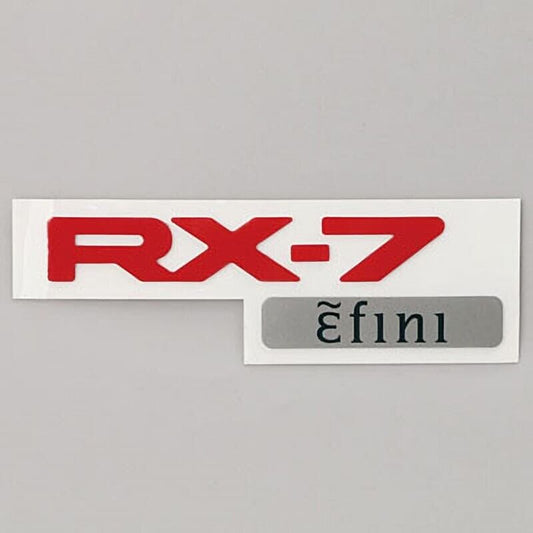 MAZDA Genuine Savannah RX-7 FD3S F100-51-711B Anfini Rear RED Emblem  Ornament