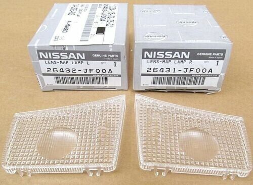 Nissan Genuine 2009-2015 GTR Left Driver & Right Passenger Map Light Lamp Lens