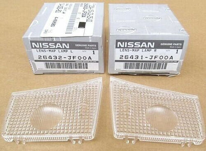 Nissan Genuine 2009-2015 GTR Left Driver & Right Passenger Map Light Lamp Lens